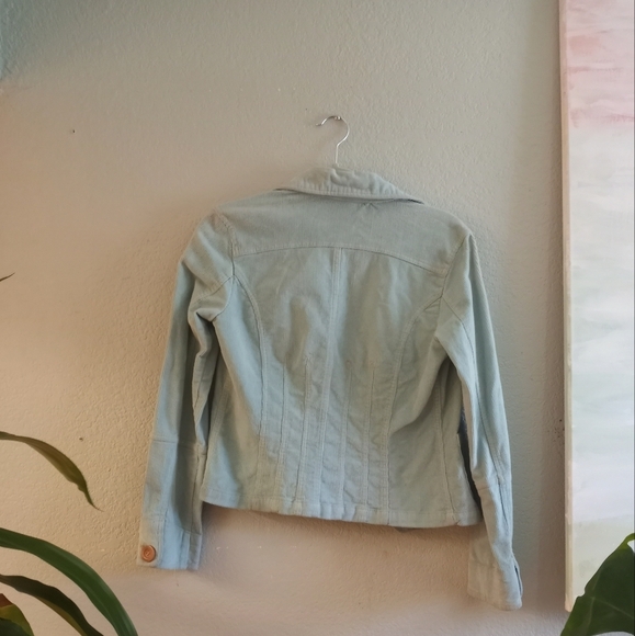 Tulle mint corduroy jacket - Picture 3 of 5